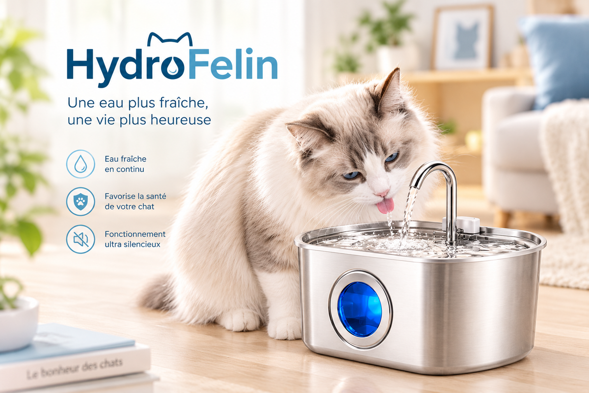 Fontaine à eau pour chat